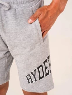 Men's Collegiate Track Short - Grey Marl -Ryderwear mens collegiate track short grey marl clothing ryderwear 685972 1080x