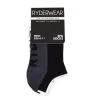 Mens Socks 2 Pack - Black/Grey And White/Grey