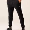 Men's Waffle Lounge Pants - Black