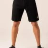 Men's Waffle Lounge Shorts - Black