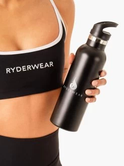 Metal Water Bottle - Black
