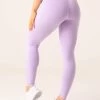 Momentum Cross Over Scrunch Leggings - Lavender