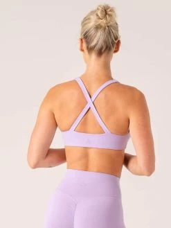 Momentum Twist Sports Bra - Lavender -Ryderwear momentum twist sports bra lavender clothing ryderwear 476837 1080x