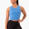 Motion Crop Top - Blue