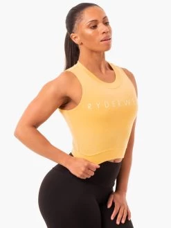 Motion Crop Top - Mango