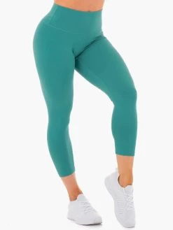 Motion High Waisted 7/8 Leggings - Teal 7 Motion High Waisted 7/8 Leggings - Teal -Ryderwear motion high waisted 78 leggings teal clothing ryderwear 568322 1080x