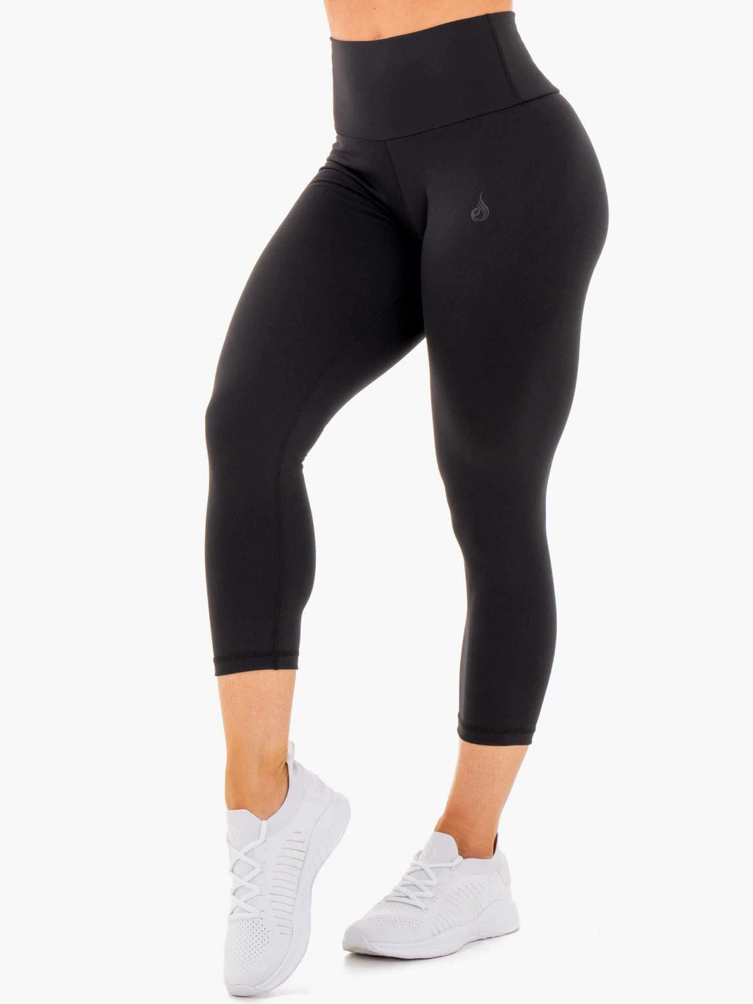 Motion High Waisted 7/8 Scrunch Bum Leggings - Black 2 Motion High Waisted 7/8 Scrunch Bum Leggings - Black - Image 2