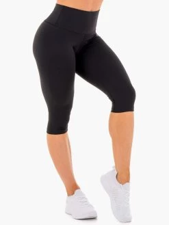 Motion High Waisted Capri Leggings - Black 7 Motion High Waisted Capri Leggings - Black -Ryderwear motion high waisted capri leggings black clothing ryderwear 240994 1080x