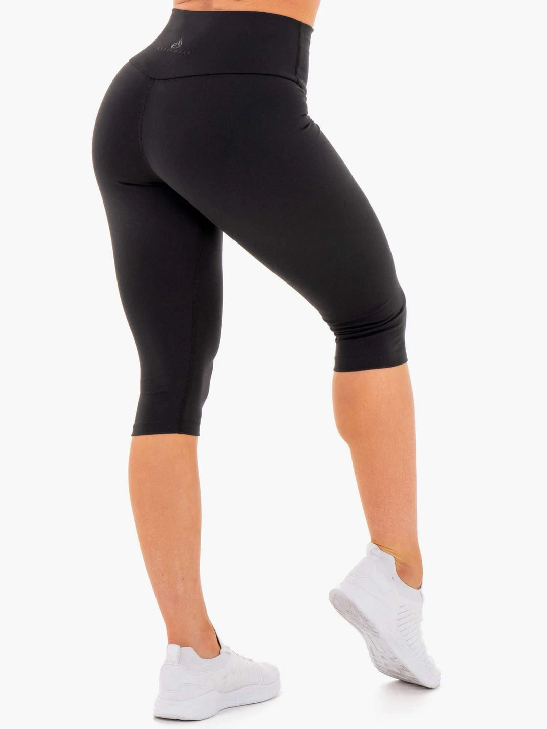 Motion High Waisted Capri Leggings - Black 3 Motion High Waisted Capri Leggings - Black - Image 3