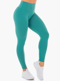 Motion High Waisted Leggings - Teal 7 Motion High Waisted Leggings - Teal -Ryderwear motion high waisted leggings teal clothing ryderwear 506343 1080x