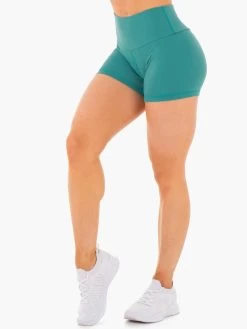 Motion High Waisted Shorts - Teal