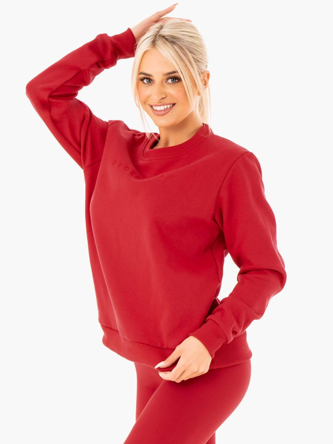 Motion Oversized Sweater - Red 3 Motion Oversized Sweater - Red - Image 3
