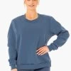 Motion Oversized Sweater - Steel Blue