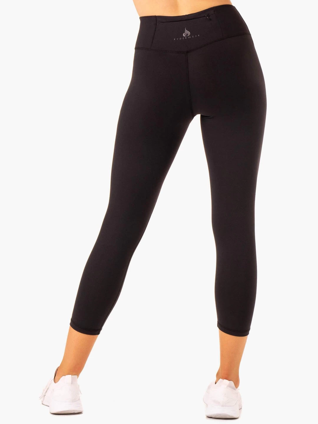 Movement High Waisted 7/8 Pocket Leggings - Black 3 Movement High Waisted 7/8 Pocket Leggings - Black - Image 3