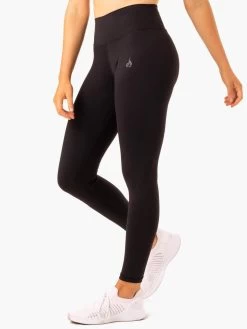 Movement High Waisted Pocket Leggings - Black 6 Movement High Waisted Pocket Leggings - Black -Ryderwear movement high waisted pocket leggings black clothing ryderwear 656897 1080x