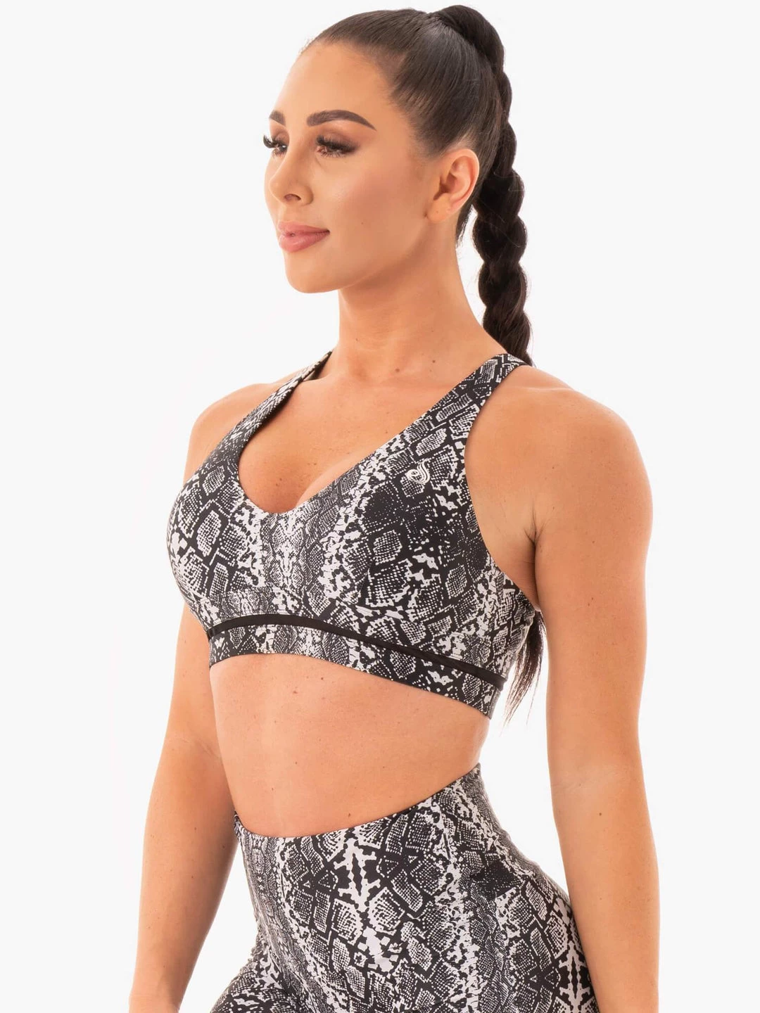 NEM X RW Sports Bra - White Snake 3 NEM X RW Sports Bra - White Snake - Image 3