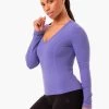 NKD Align Long Sleeve Training Top - Purple