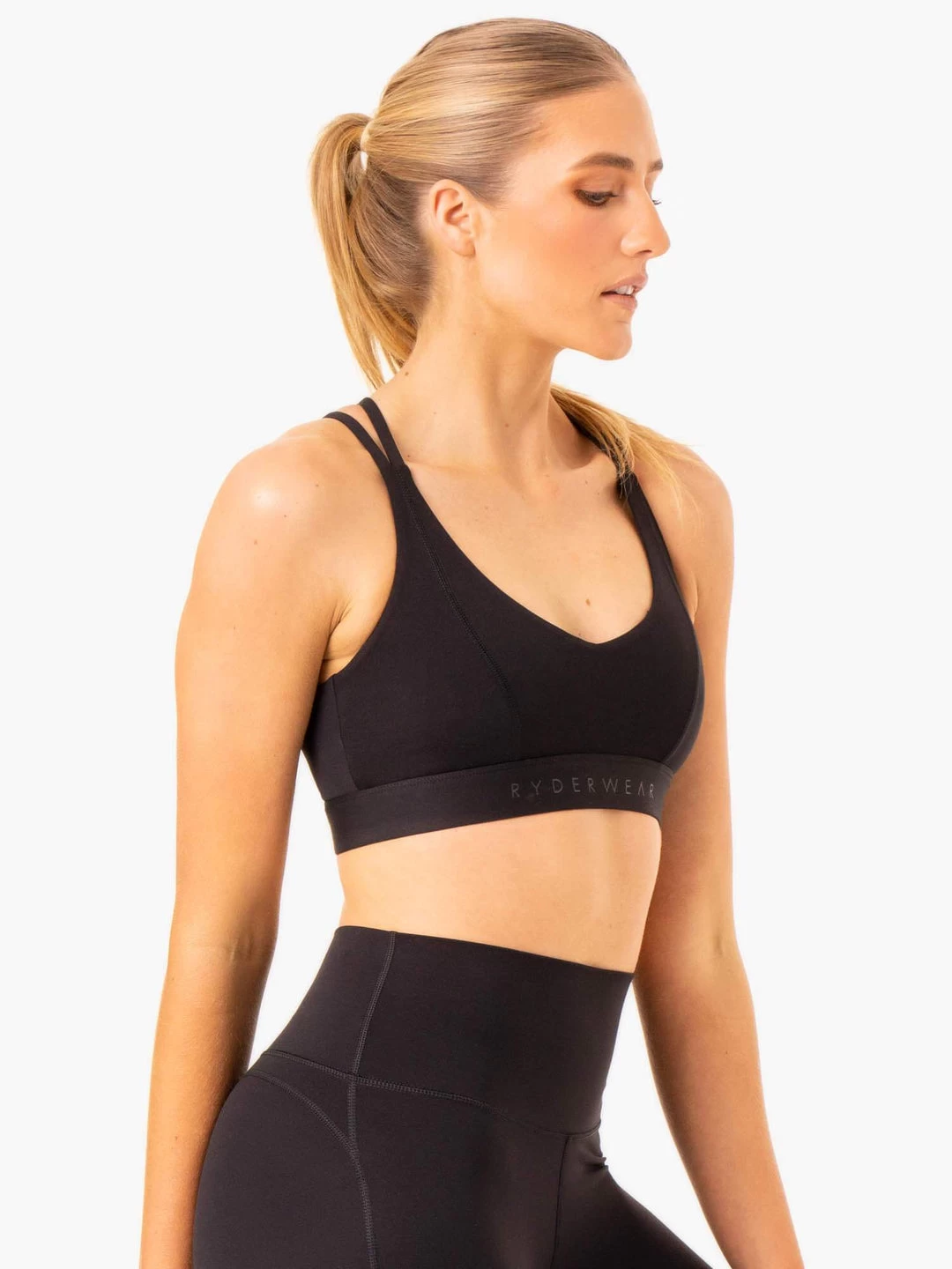 NKD Align Sports Bra - Black 3 NKD Align Sports Bra - Black - Image 3