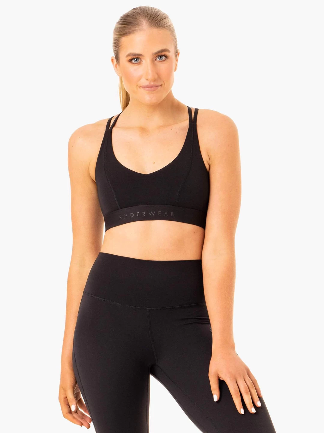 NKD Align Sports Bra - Black 1 NKD Align Sports Bra - Black