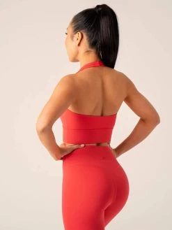 NKD Arch Halter Sports Bra - Red 8 NKD Arch Halter Sports Bra - Red -Ryderwear nkd arch halter sports bra red clothing ryderwear 312985 1080x