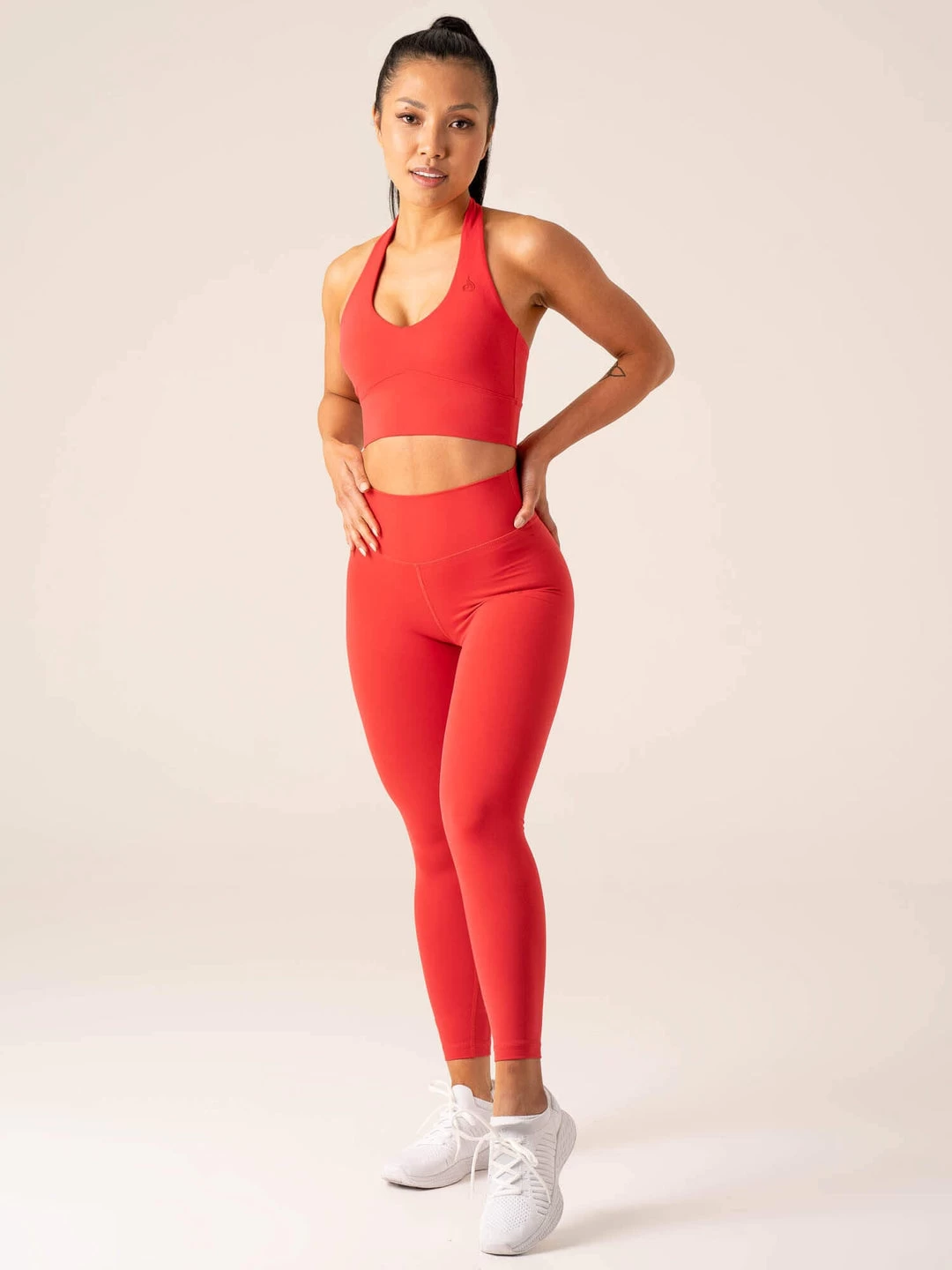 NKD Arch Halter Sports Bra - Red 5 NKD Arch Halter Sports Bra - Red - Image 5