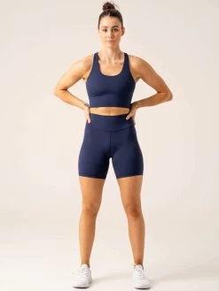 NKD Arch Mid-Length Shorts - Navy -Ryderwear nkd arch mid length shorts navy clothing ryderwear 409162 1080x