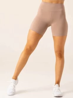 NKD Arch Mid-Length Shorts - Taupe -Ryderwear nkd arch mid length shorts taupe clothing ryderwear 330415 1080x