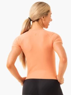 NKD Frame Fitted T-Shirt - Terracotta -Ryderwear nkd frame fitted t shirt terracotta clothing ryderwear 872196 1080x