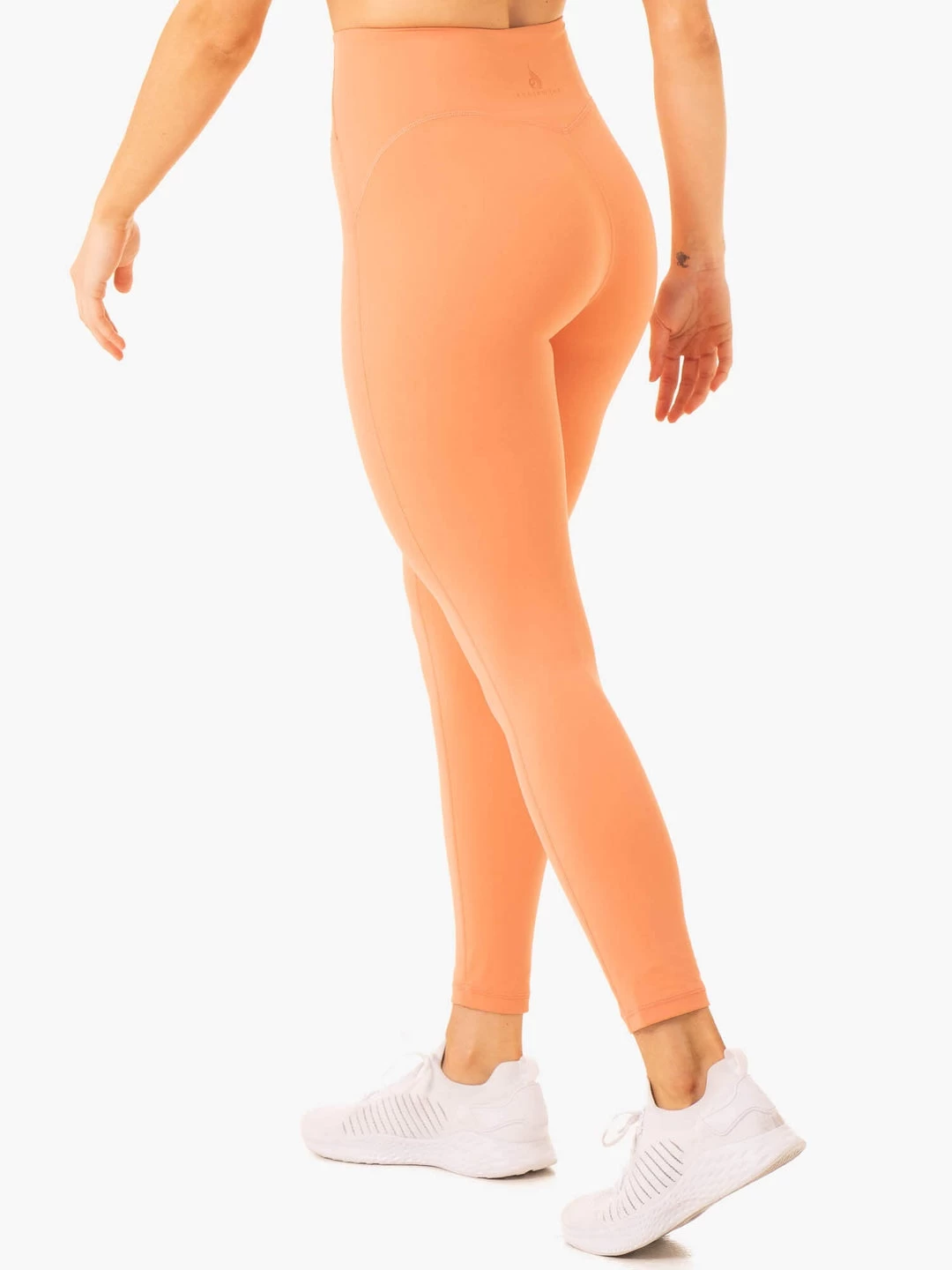NKD Frame High Waisted Leggings - Terracotta 2 NKD Frame High Waisted Leggings - Terracotta - Image 2