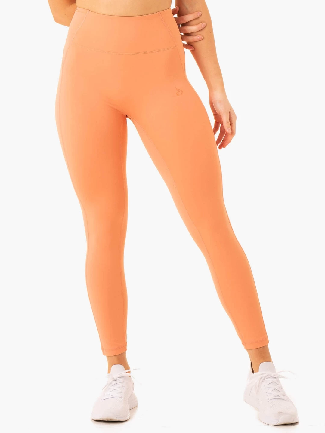 NKD Frame High Waisted Leggings - Terracotta 3 NKD Frame High Waisted Leggings - Terracotta - Image 3