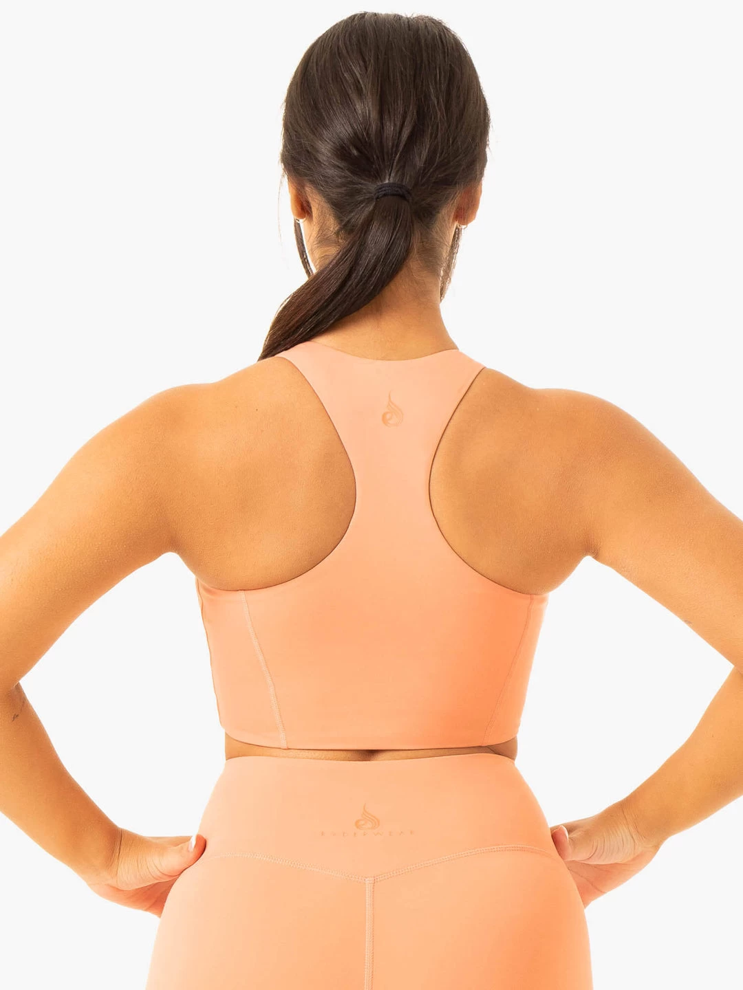 NKD Frame Long Line Sports Bra - Terracotta 2 NKD Frame Long Line Sports Bra - Terracotta - Image 2