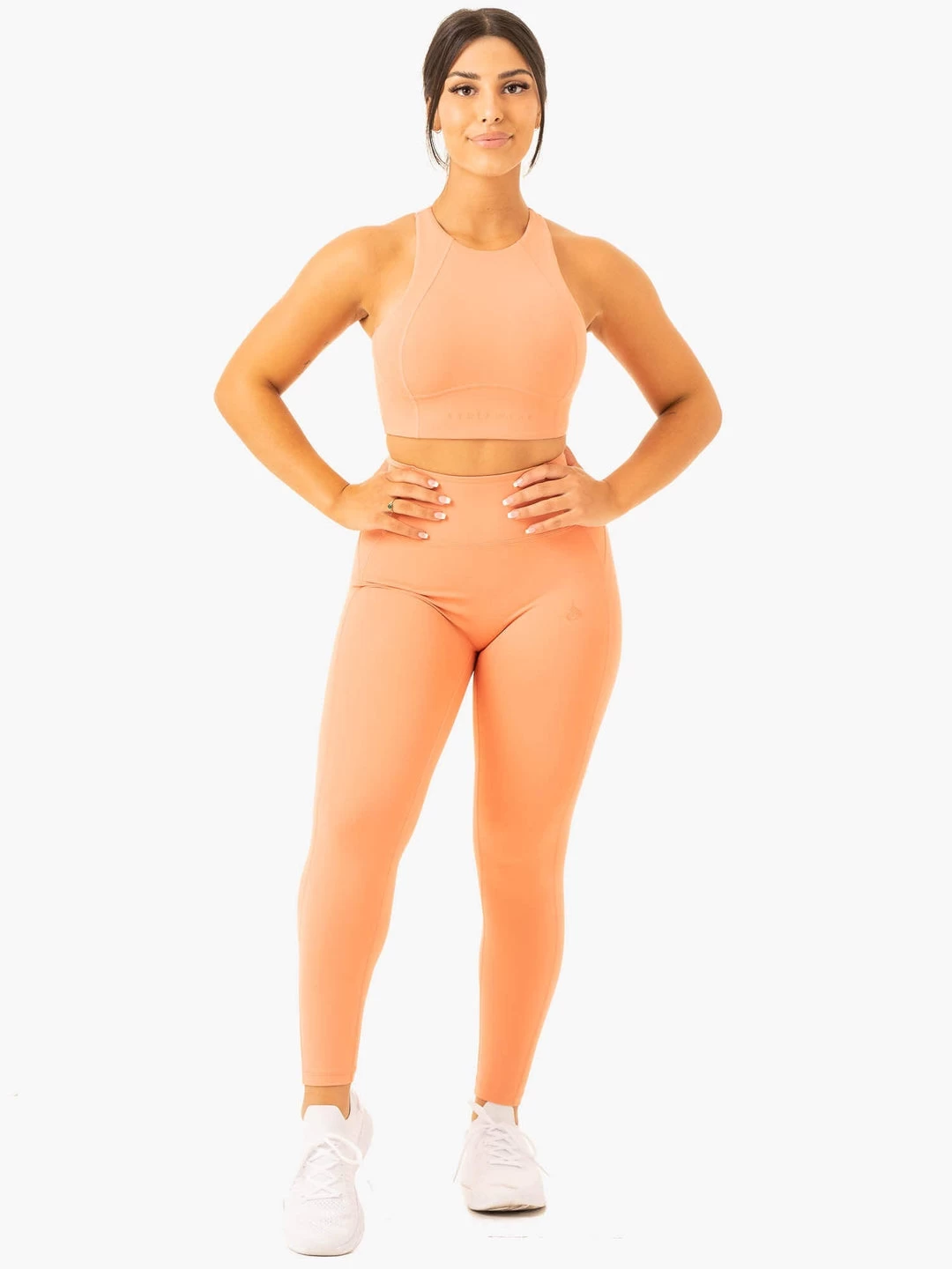 NKD Frame Long Line Sports Bra - Terracotta 5 NKD Frame Long Line Sports Bra - Terracotta - Image 5