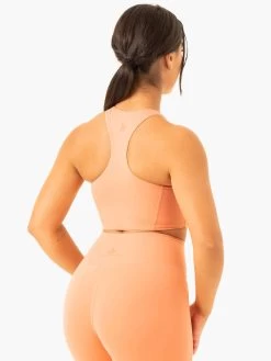 NKD Frame Long Line Sports Bra - Terracotta 8 NKD Frame Long Line Sports Bra - Terracotta -Ryderwear nkd frame long line sports bra terracotta clothing ryderwear 759311 1080x