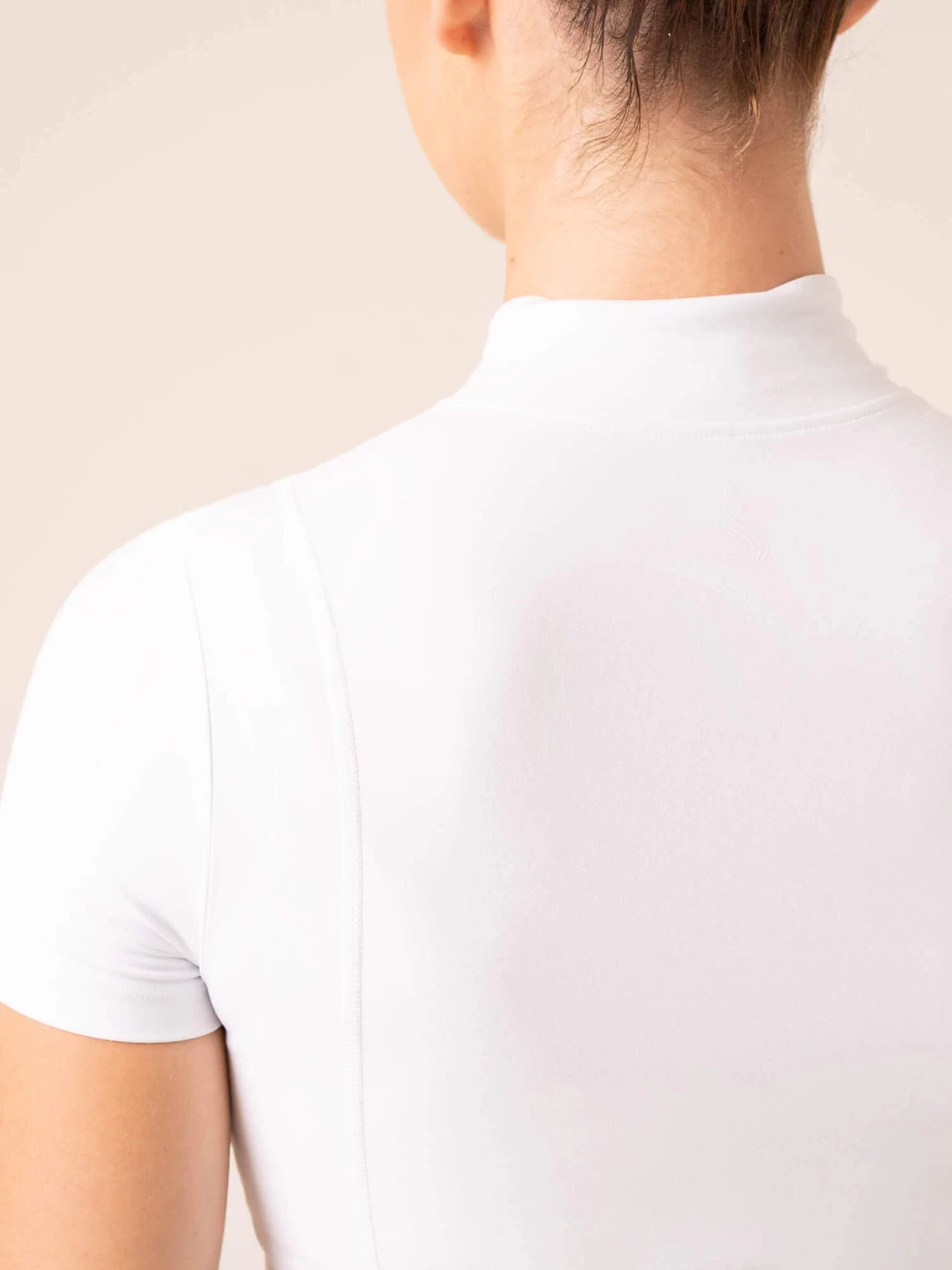 NKD Half Zip Fitted T-Shirt - White 6 NKD Half Zip Fitted T-Shirt - White - Image 6