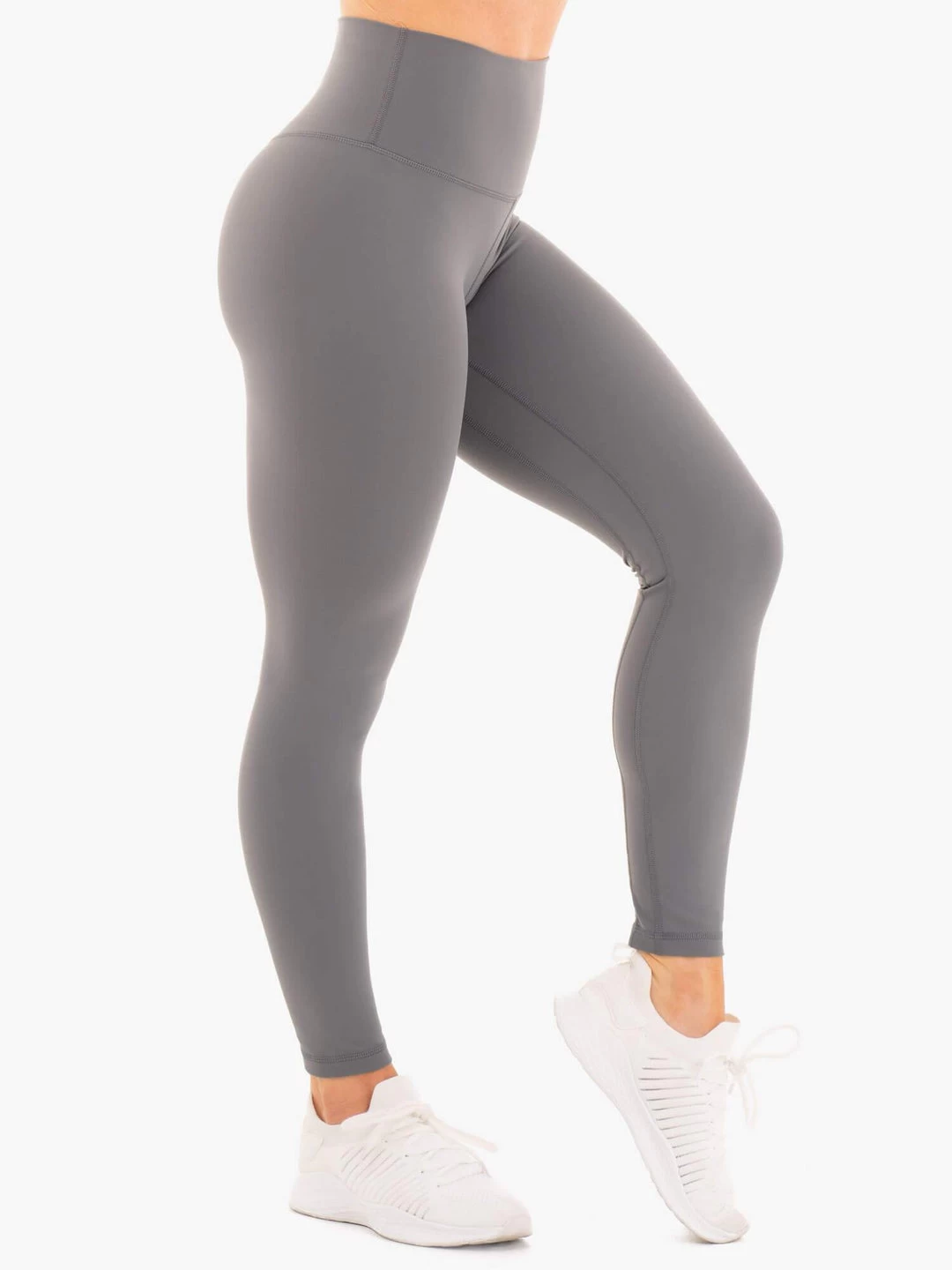 NKD High Waisted Leggings - Charcoal 4 NKD High Waisted Leggings - Charcoal - Image 4