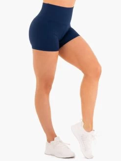 NKD High Waisted Shorts - Navy 7 NKD High Waisted Shorts - Navy -Ryderwear nkd high waisted shorts navy clothing ryderwear 617280 1080x