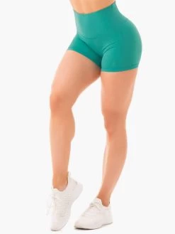 NKD High Waisted Shorts - Turquoise