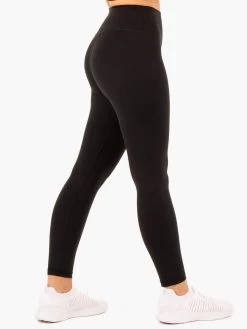 NKD Refine High Waisted Leggings - Black -Ryderwear nkd refine high waisted leggings black clothing ryderwear 702885 1080x