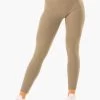 NKD Refine High Waisted Leggings - Khaki