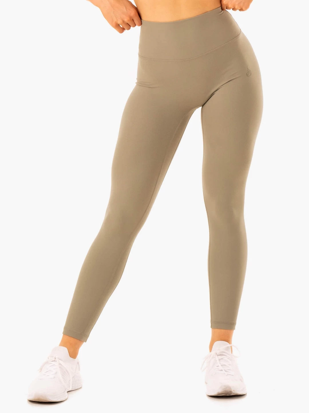 NKD Refine High Waisted Leggings - Khaki 1 NKD Refine High Waisted Leggings - Khaki