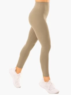 NKD Refine High Waisted Leggings - Khaki 8 NKD Refine High Waisted Leggings - Khaki -Ryderwear nkd refine high waisted leggings khaki clothing ryderwear 645006 1080x
