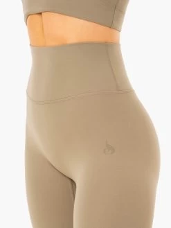 NKD Refine High Waisted Leggings - Khaki 9 NKD Refine High Waisted Leggings - Khaki -Ryderwear nkd refine high waisted leggings khaki clothing ryderwear 789019 1080x