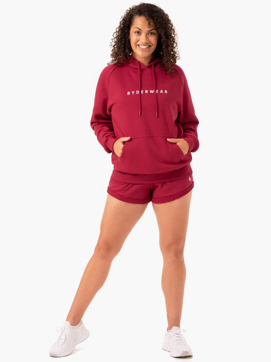 Off Duty Fleece Shorts - Burgundy 4 Off Duty Fleece Shorts - Burgundy - Image 4