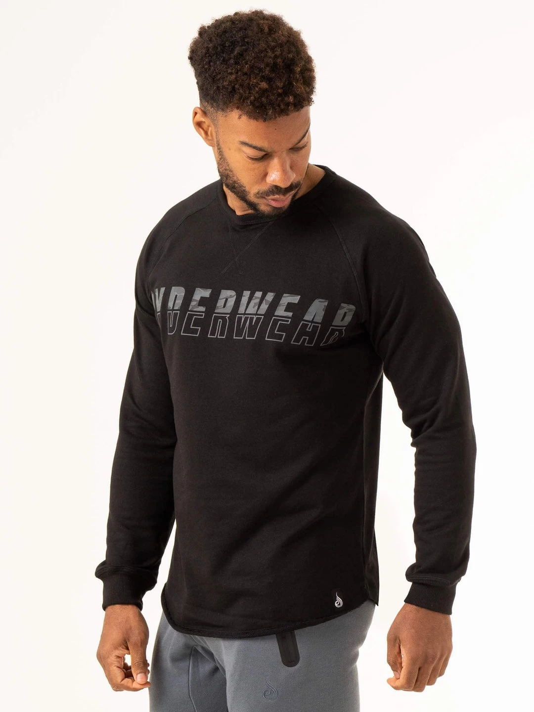 Overdrive Crew Neck - Black 3 Overdrive Crew Neck - Black - Image 3