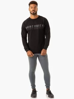 Overdrive Crew Neck - Black 7 Overdrive Crew Neck - Black -Ryderwear overdrive crew neck black clothing ryderwear 807187 1080x