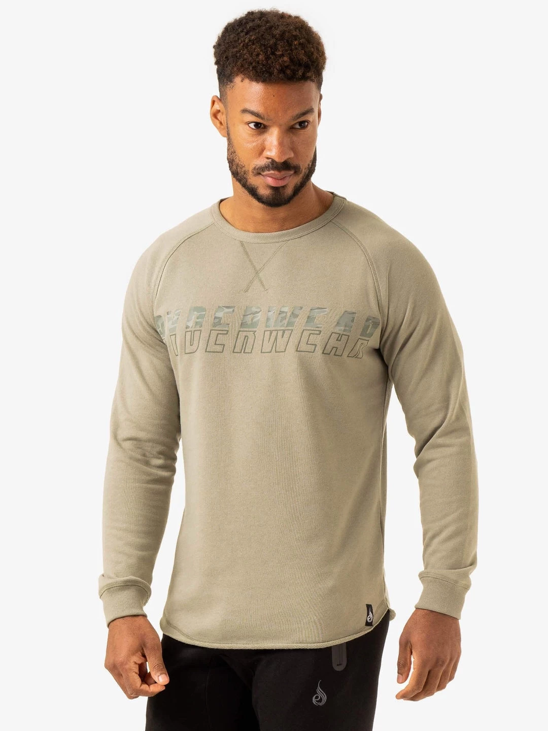 Overdrive Crew Neck - Sage Green 1 Overdrive Crew Neck - Sage Green