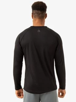 Overdrive Long Sleeve Top - Black -Ryderwear overdrive long sleeve top black clothing ryderwear 227502 1080x