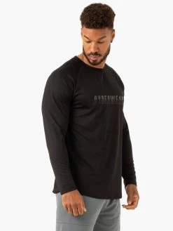 Overdrive Long Sleeve Top - Black -Ryderwear overdrive long sleeve top black clothing ryderwear 359290 1080x