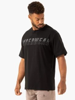Overdrive Oversized T-Shirt - Black -Ryderwear overdrive oversized t shirt black clothing ryderwear 614499 1080x