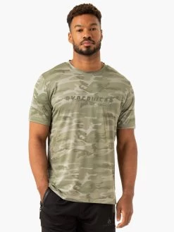 Overdrive T-Shirt - Sage Green Camo